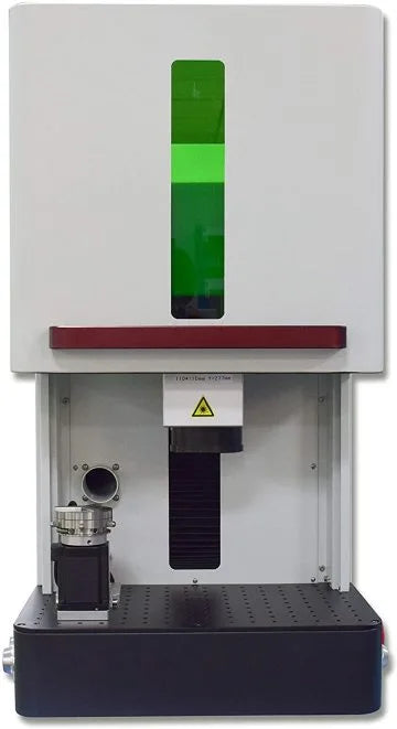 Enclosed 100W JPT Mopa M7 Color SFX Fiber Laser Engraver Fiber Laser Engraving Laser Marker Machine With Rotary