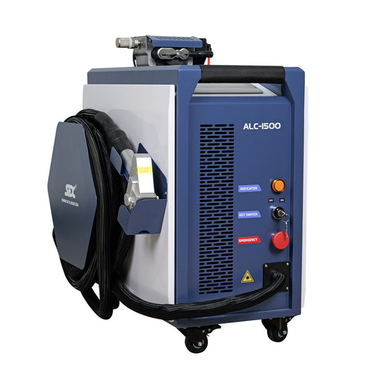 US Stock SFX 1500W Air-cooled Continuous Laser Cleaning Machine ALC-1500 for Rust Paint Oil Stains Graffiti Removal