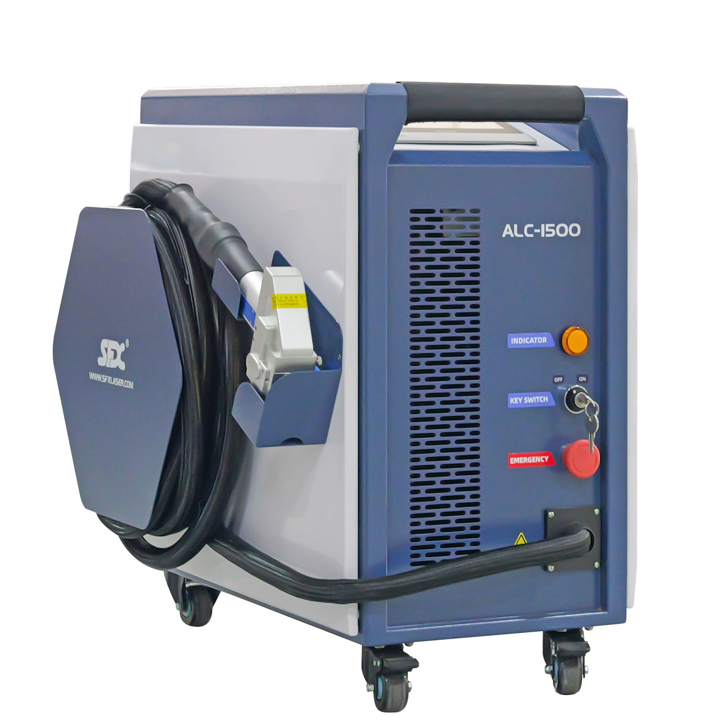 SFX Air-cooled Continuous Laser Cleaning Machine ALC-1500 High Efficiency for Rust Paint Oil Stains