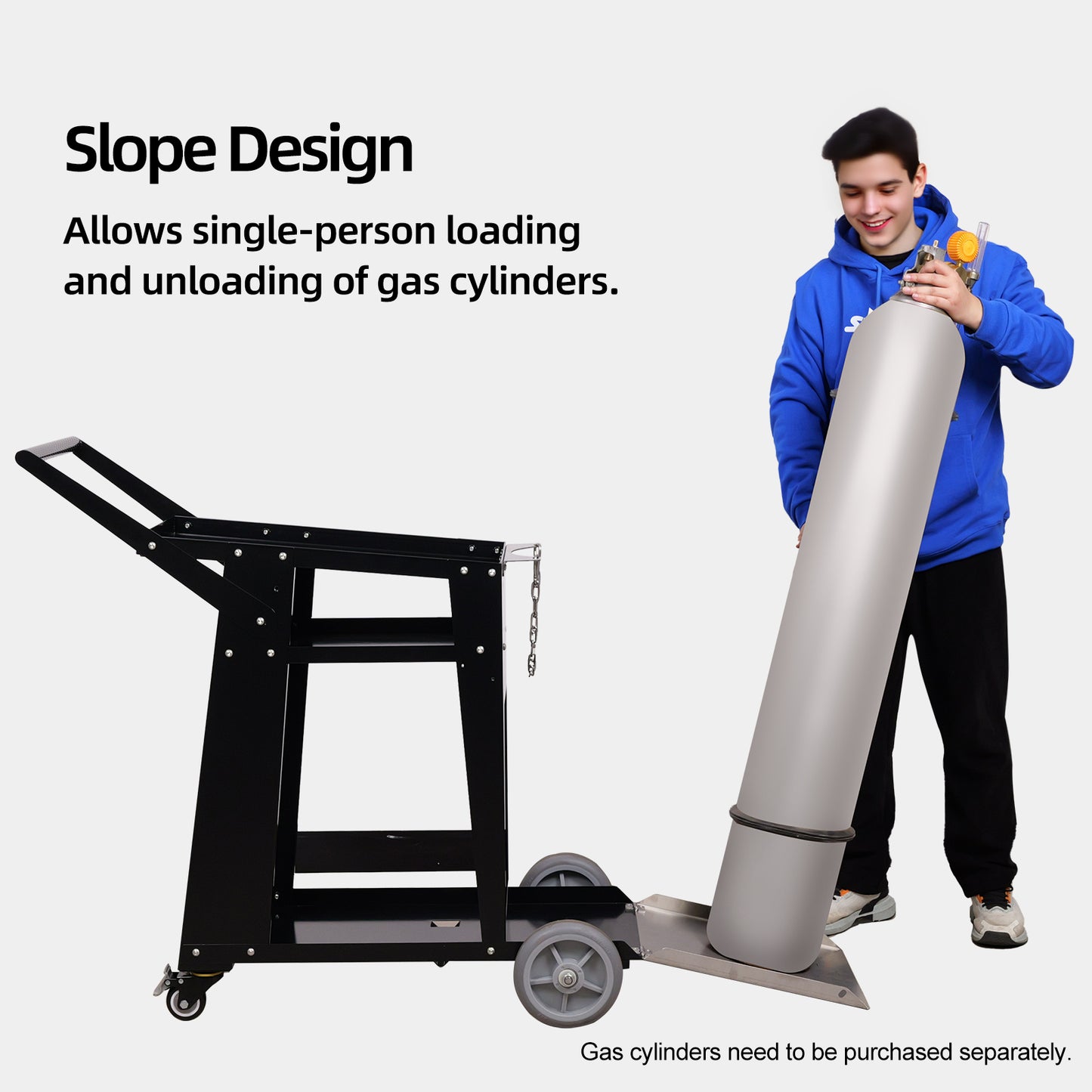 Portable Laser Welding Cart for SFX ALW-1200W Air-Cooled Laser Welding Machine
