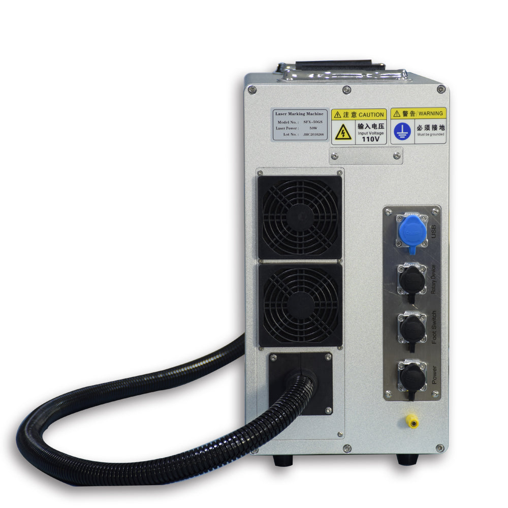 SFX JPT MOPA Fiber Laser Engraver 60W 100W 200W Laser Marking Machine EZCAD3.0 with Rotary for Metal Marking
