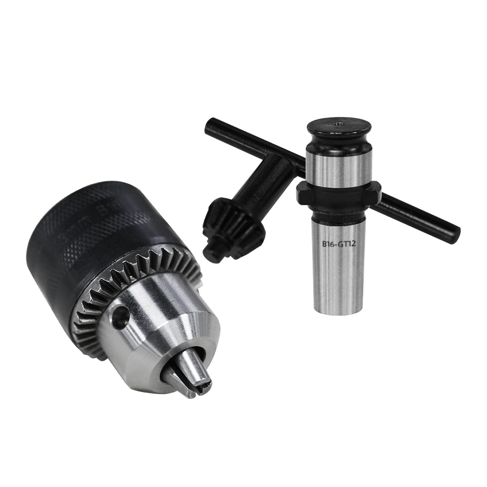 B16-GT12 Drill Chuck Adapter and Connecting Rod Holding Shank for M16R Electric Tapping Machine