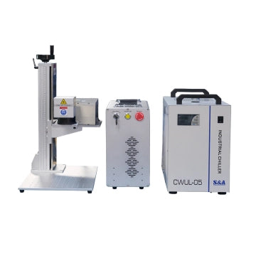 3W UV laser Engraver UV Laser Marker Laser Marking Machine with S&A Water Chiller