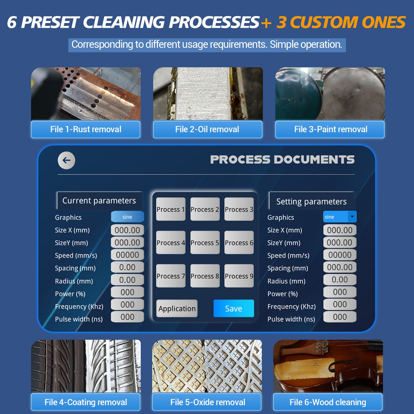 Canada Stock 95% New SFX 300W Air-Cooled Pulse Laser Cleaning Machine for Rust Paint Coating Removal