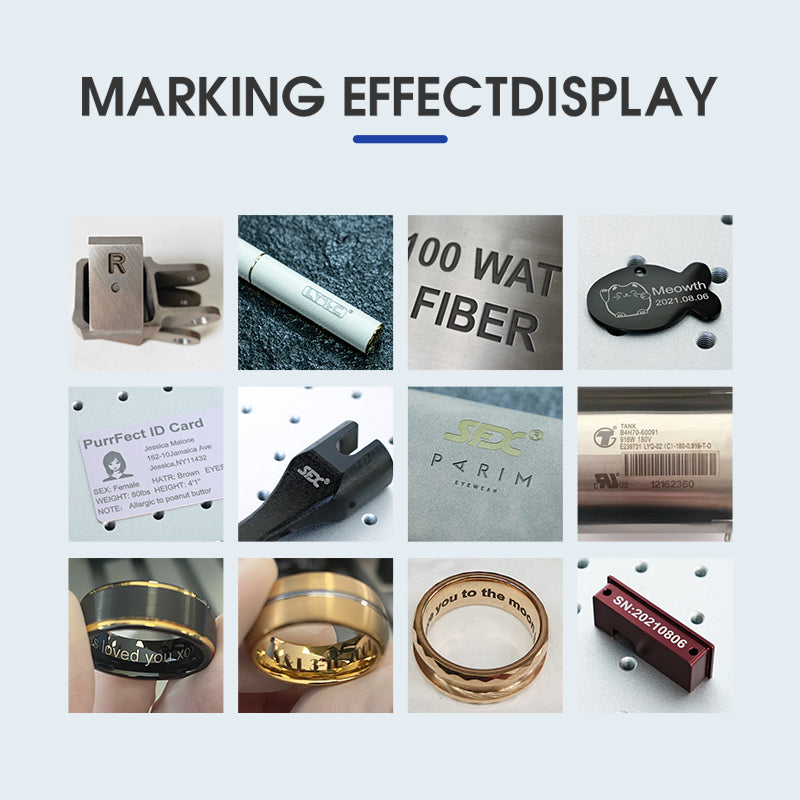 Desktop Fiber Laser Marking Machine Fiber Laser Engraver SFX20/30/50GS Handheld Laser Marking Machine JPT RED Dot Pointer