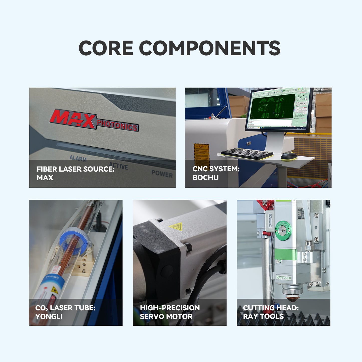 SFX Fiber & CO2 Integrated Cutting Machine SFX-1390FC 130/150/180W Laser Cutter With 1300*900mm Working Area