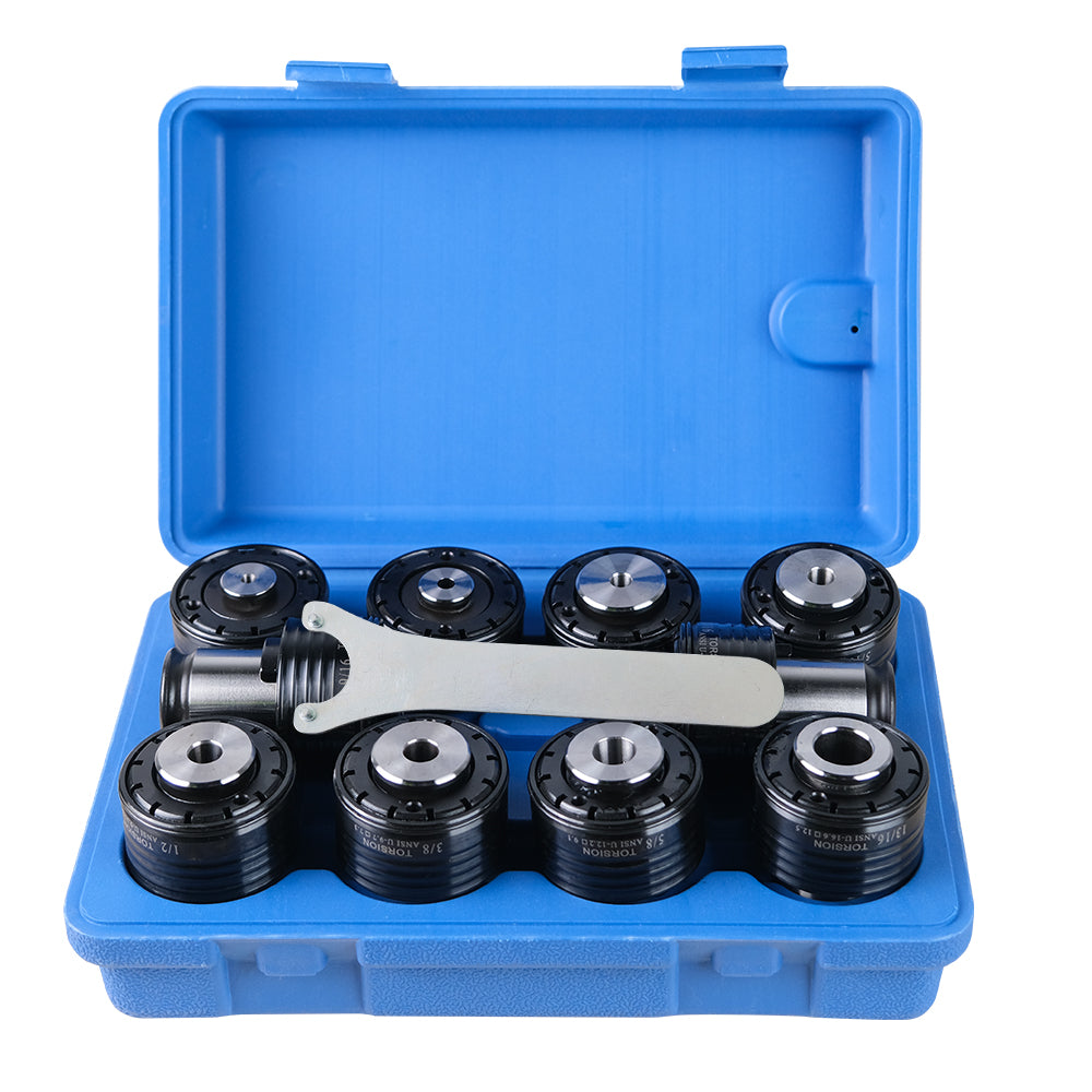 TC820 ANSI Collets 10 pcs ANSI Tapping Collet Chuck TC820 Tapping Adapters for M24HR Electric Tapping Machine
