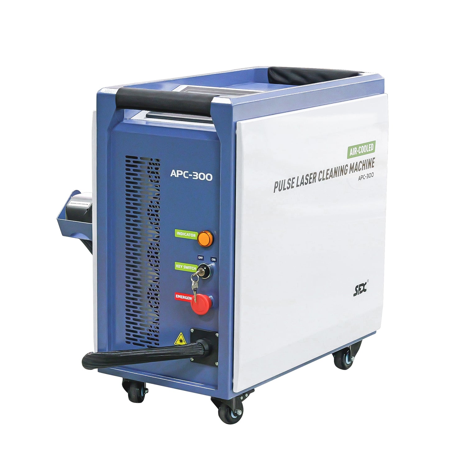 SFX APC 300W/ 500W Air-Cooled Pulsed Laser Cleaning Machine Laser Wood Stripping machine Paint Rust Plating Coating Removal Tool