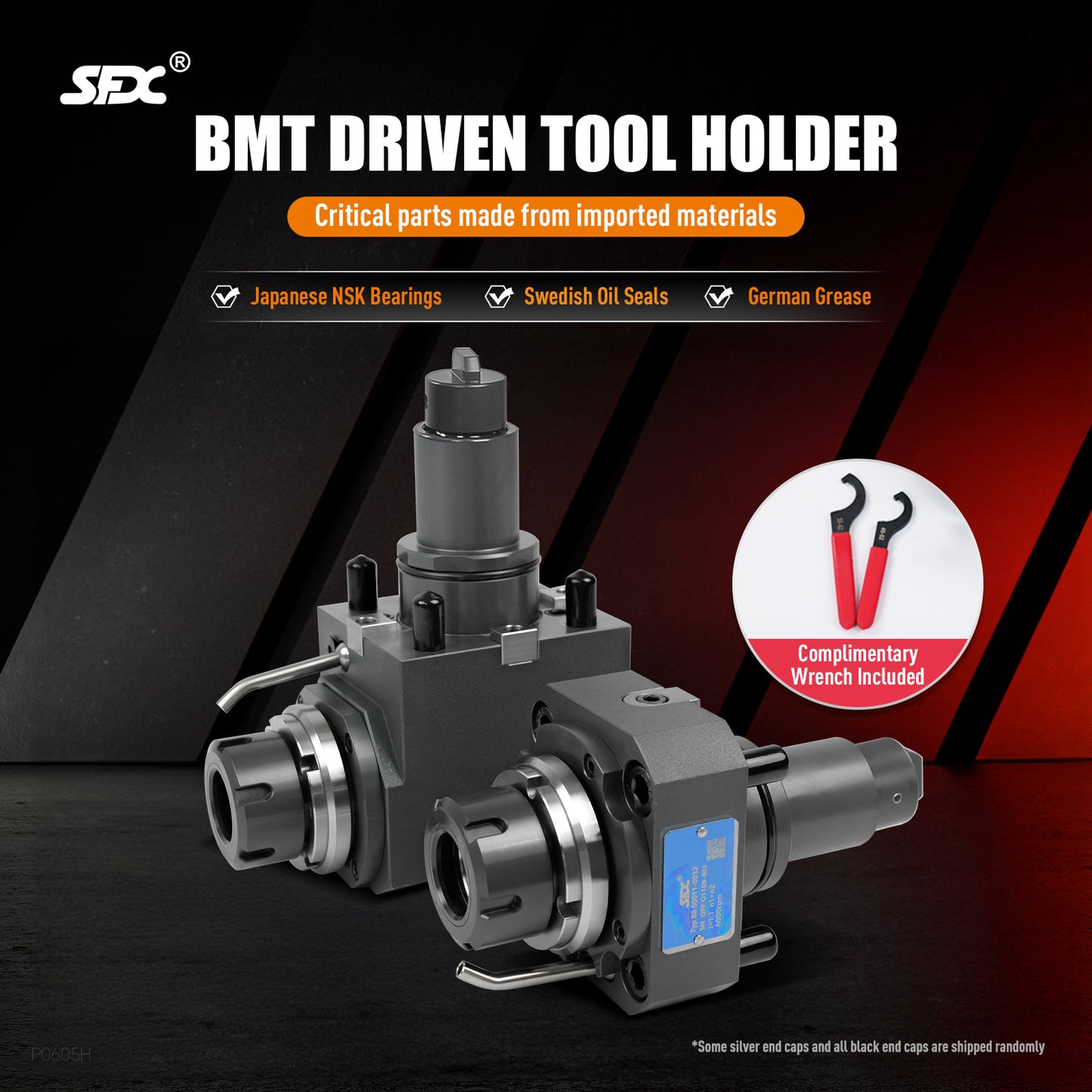 BMT45 Driven Tool Holder Internal Clamping High Precision Tool Holder CNC Tool Holder