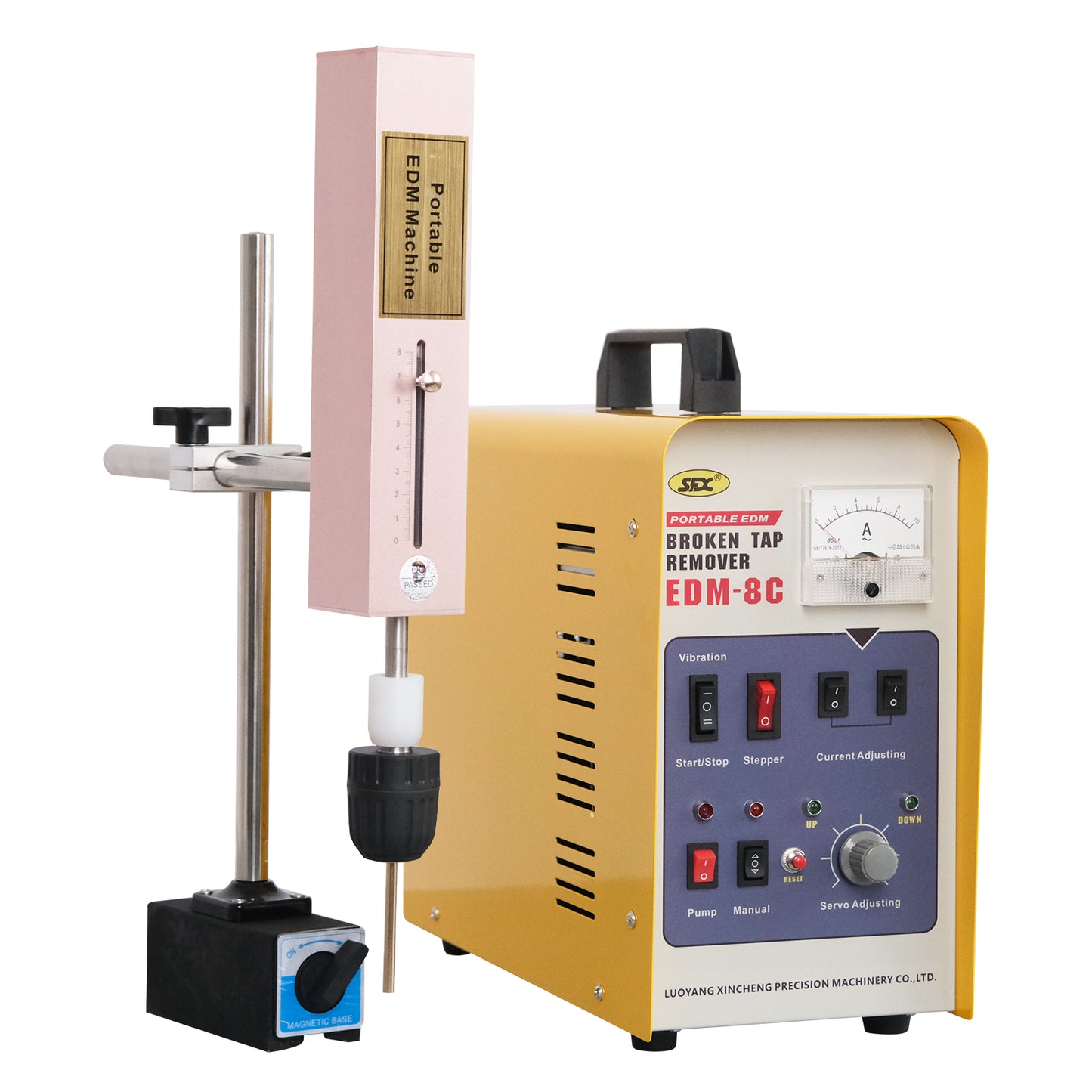 800W Depth Setting EDM Broken Tap Remover Portable Machine M2-M20 (5/64''-25/32'') Broken Tap Extractor