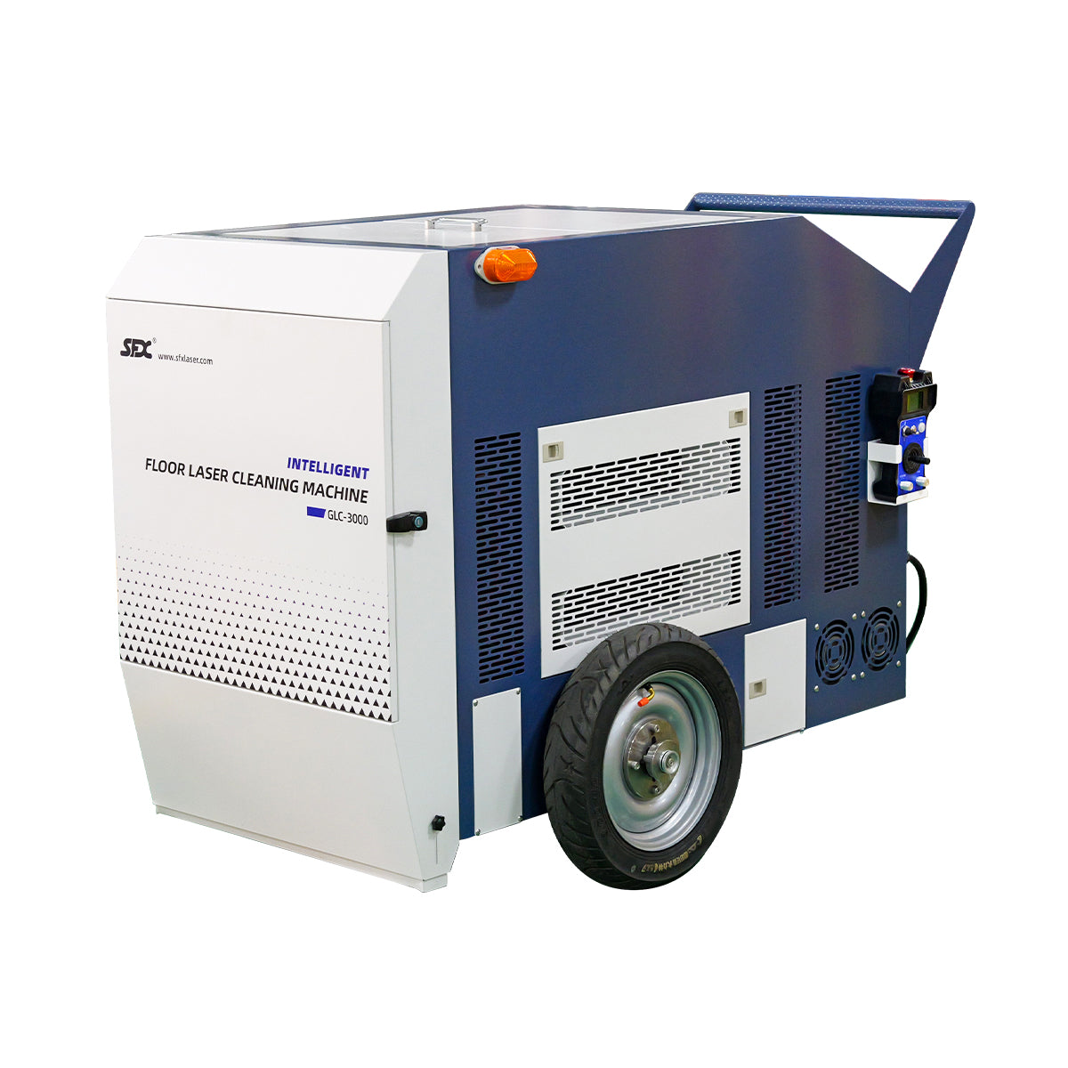 SFX Intelligent Floor Laser Cleaning Machine 3000W Fiber Laser Cleaner on Floor for Oil Rust Remover