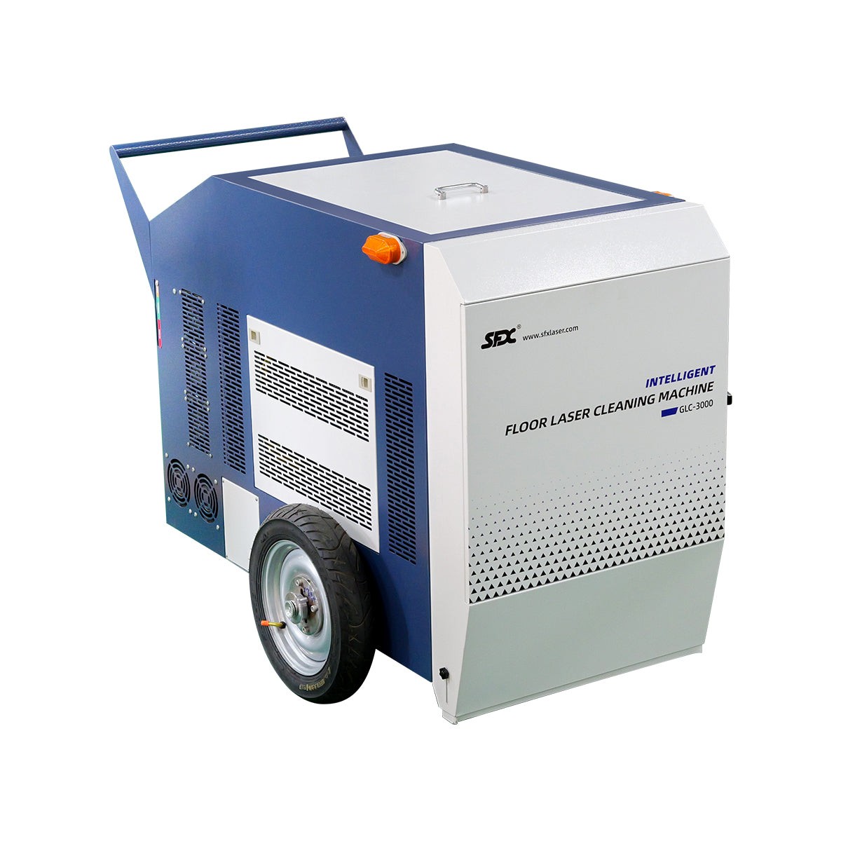 SFX Intelligent Floor Laser Cleaning Machine 3000W Fiber Laser Cleaner on Floor for Oil Rust Remover