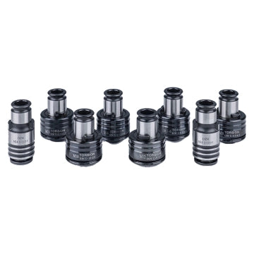 GT12 DIN Collets 8pcs Tapping Collets Chuck GT12 Tapping Adapters for M16R Tapping Machine M3,M4 M5-M6 M8 M10 M12 M14 M16