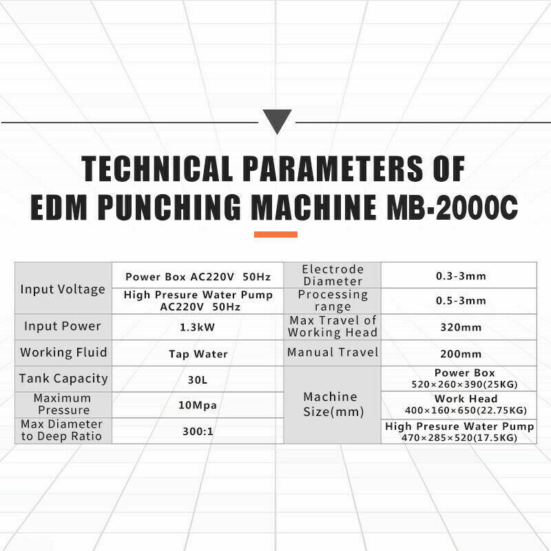 MB-2000C Portable 0.5-3mm High Speed Small Hole Drilling Machine Precision Small Hole Puncher