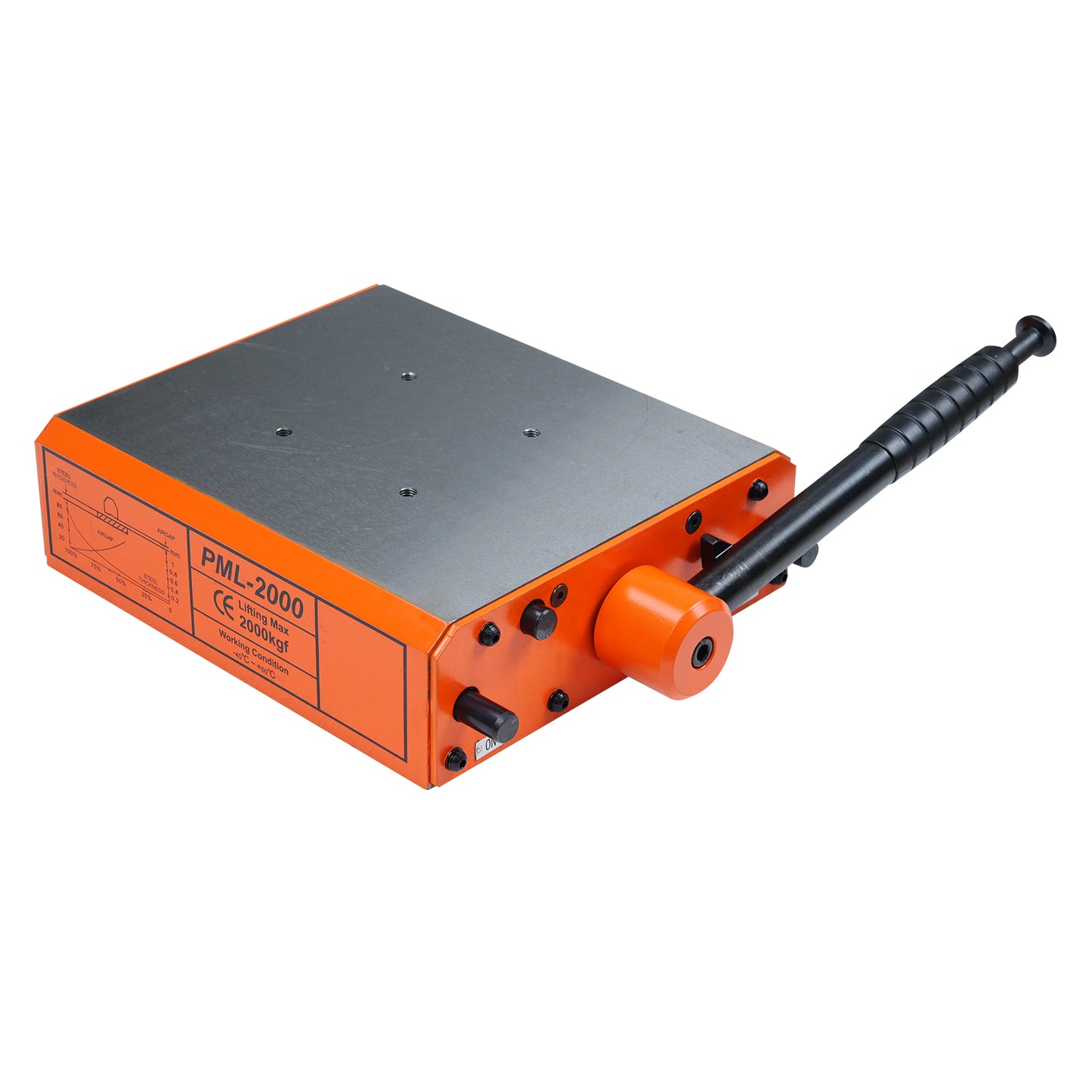 Magnetic Base for Tapping Machine Clamping Force 2000Kg Mobile Base Magnet for M48 Electric Tapping Arm