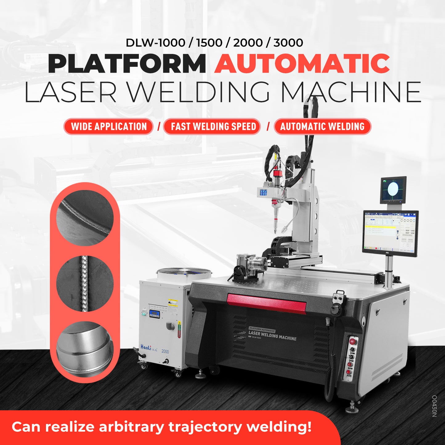 5 Axis Linkage Platform Automatic Laser Welding Machine Fiber Laser Welder 1500/2000/3000W