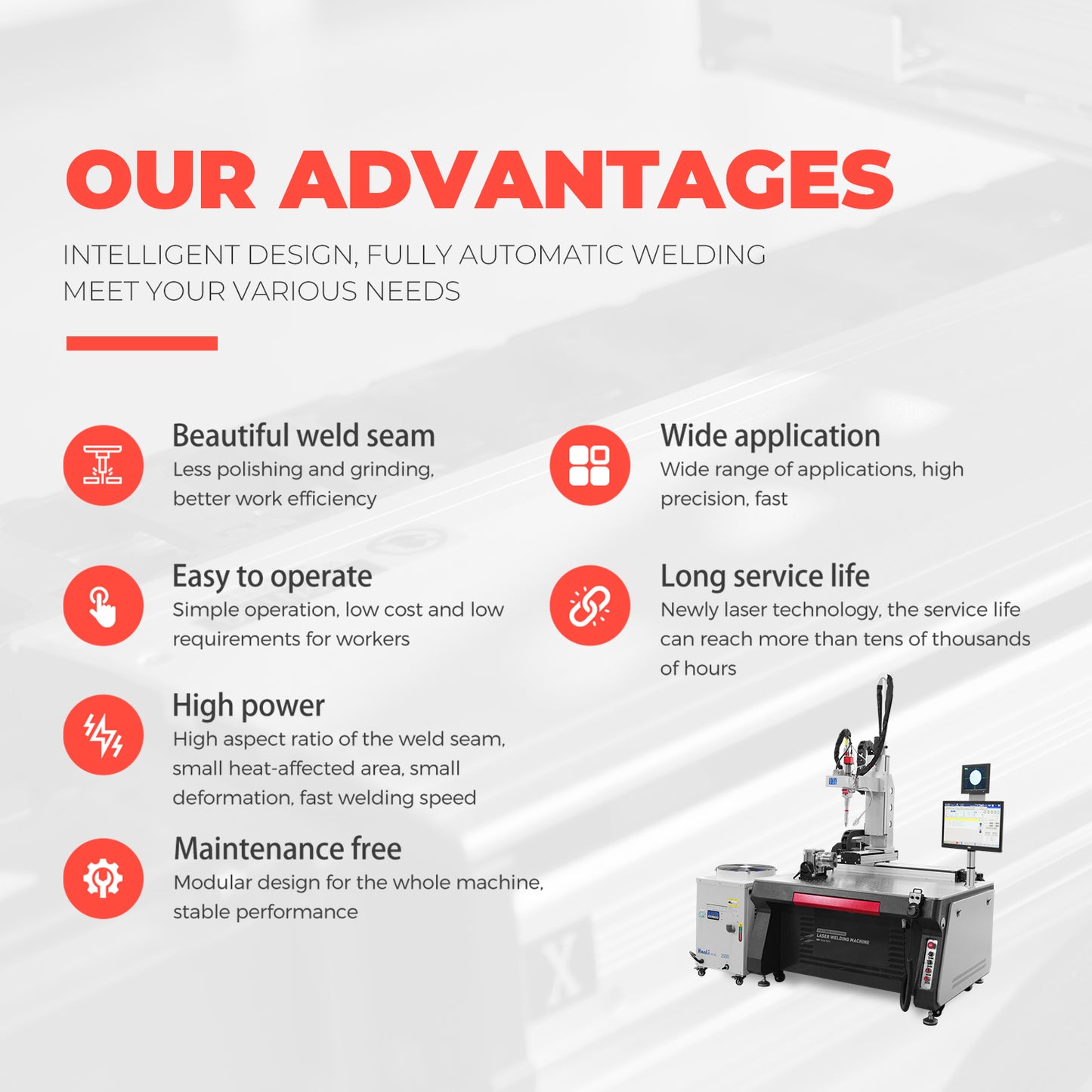 5 Axis Linkage Platform Automatic Laser Welding Machine Fiber Laser Welder 1500/2000/3000W