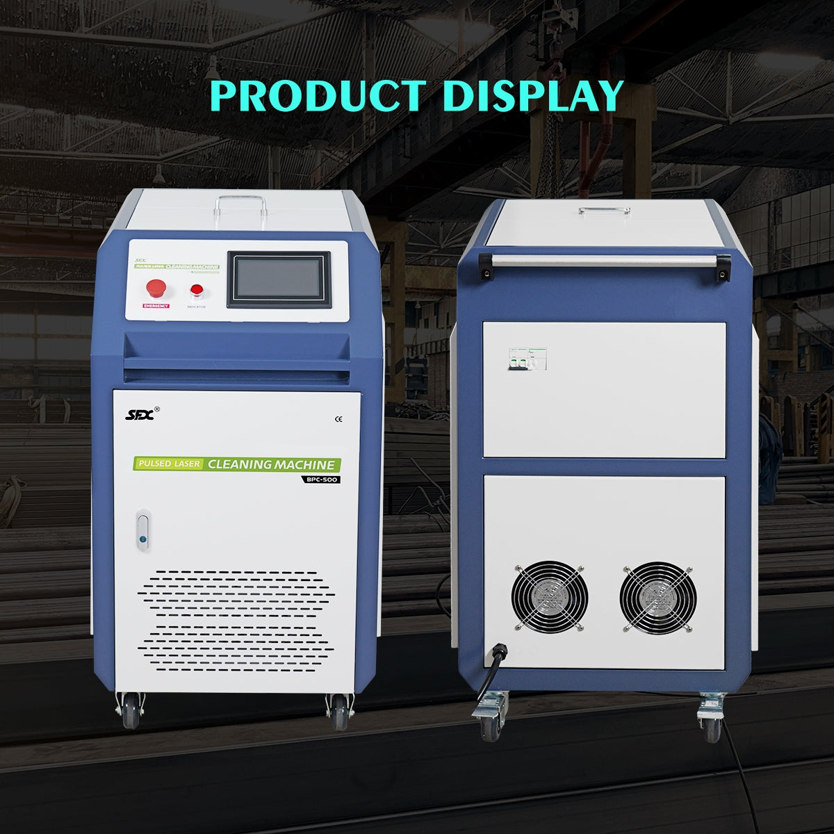 300/500/1000W SFX Laser Cleaner Machine Pulse Laser Cleaning Machine System for Wood Mold Coating
