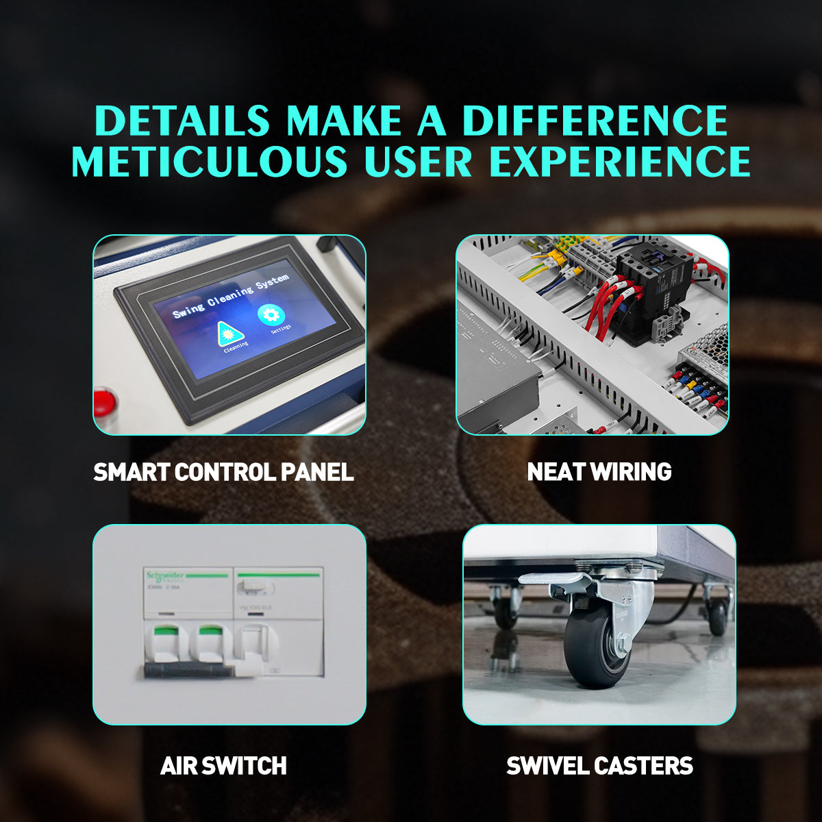 300/500/1000W SFX Laser Cleaner Machine Pulse Laser Cleaning Machine System for Wood Mold Coating
