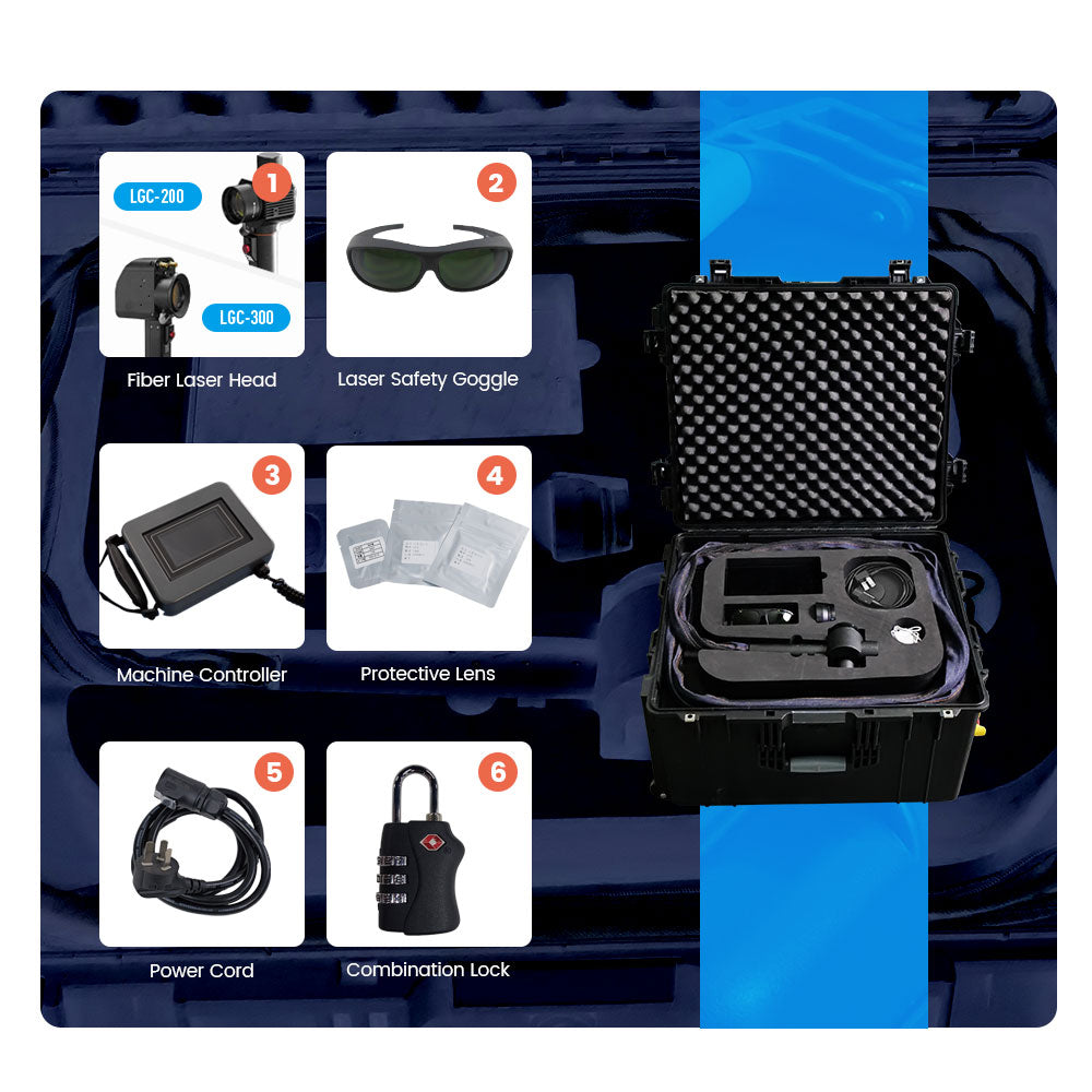 SFX Portable Handheld 200W Laser Cleaning Machine Laser Rust Removal Machine Laser Cleaner Tool