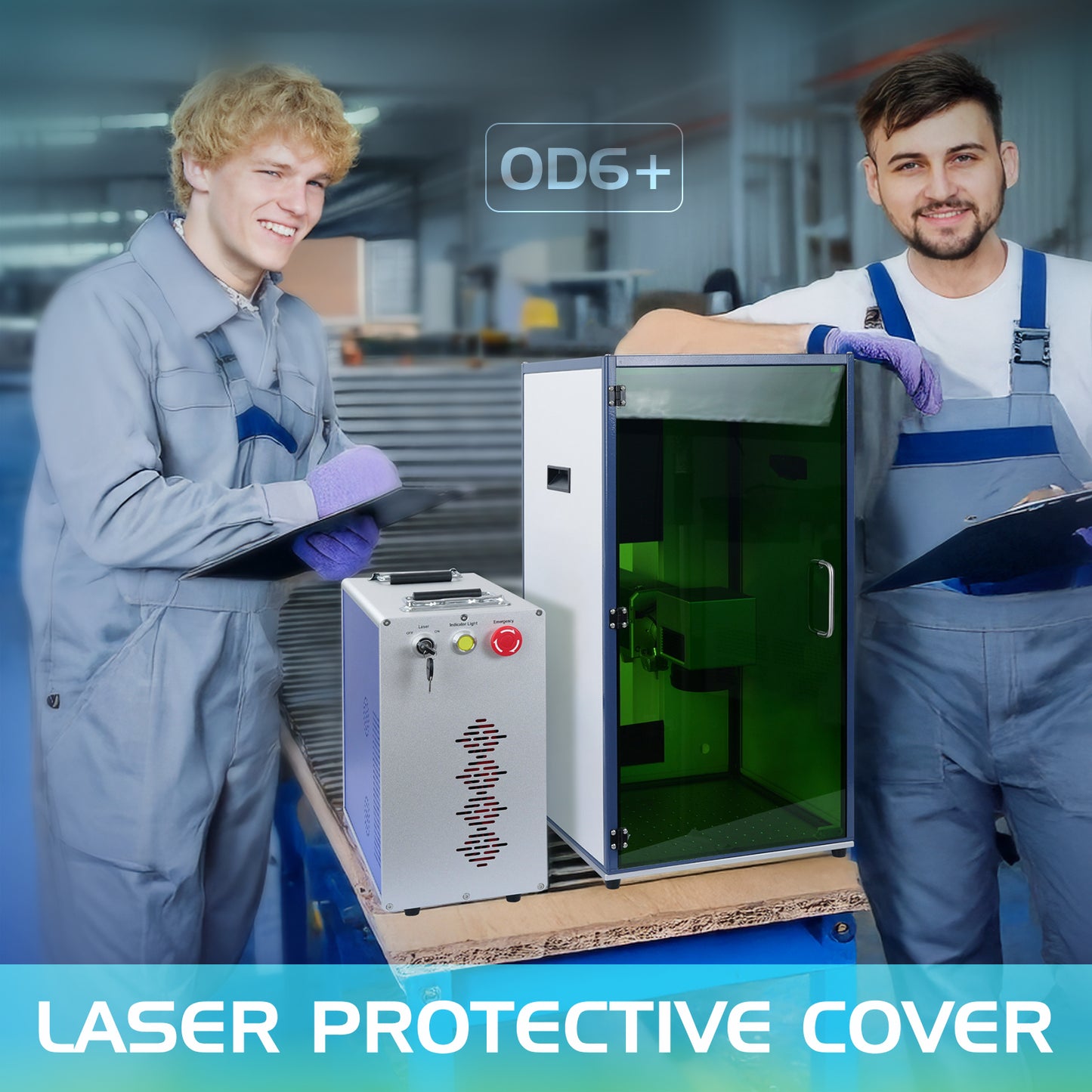 SFX Laser Protective Cover 360° Protection Effectively Blocks Laser Radiation for SFX Laser Engraver
