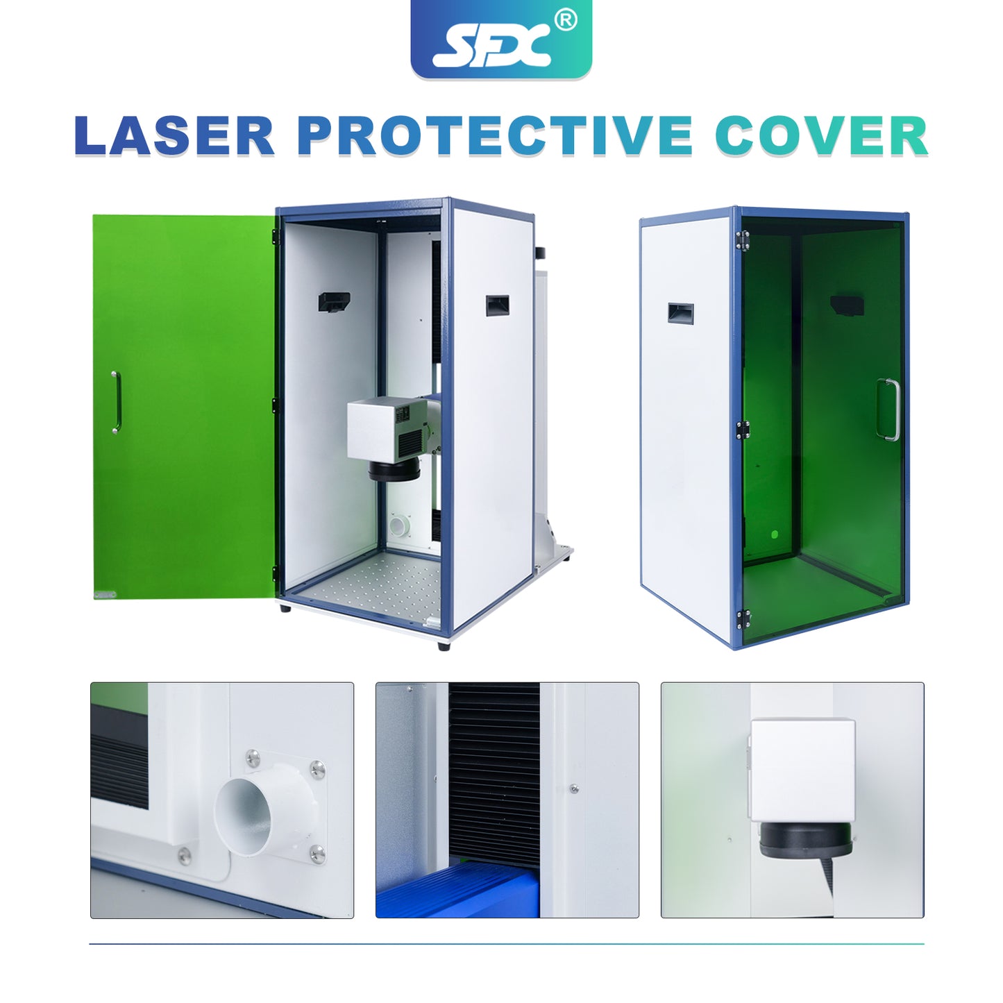 SFX Laser Protective Cover 360° Protection Effectively Blocks Laser Radiation for SFX Laser Engraver