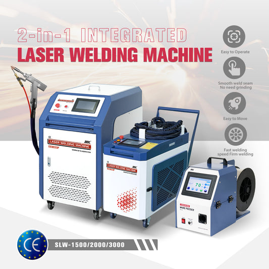 SFX 2-in-1 Integrated Laser Welding Machine SLW-1500W/2000W/3000W Handheld Fiber Laser Welder with Auto Wire Feeder