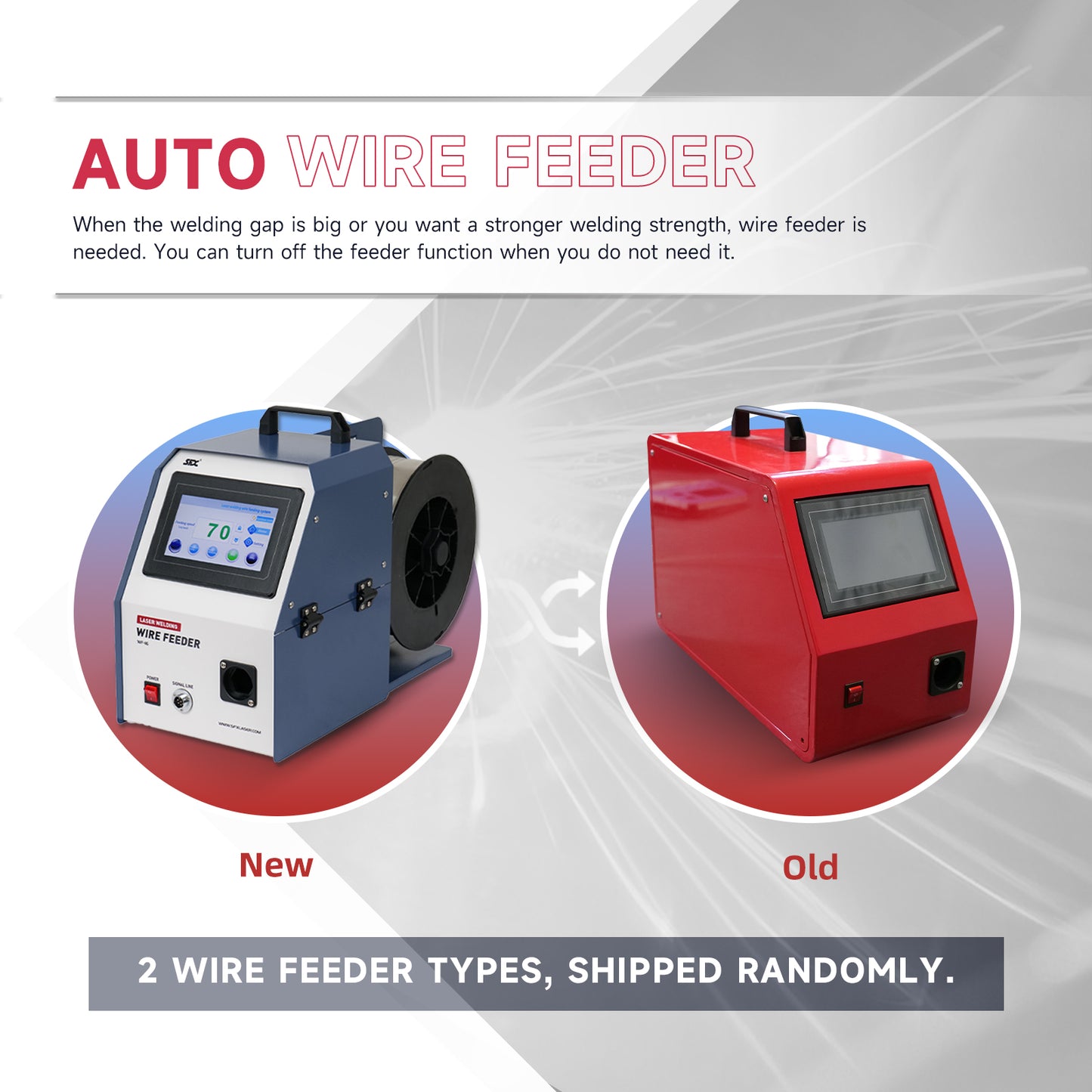 SFX 2-in-1 Integrated Laser Welding Machine SLW-1500W/2000W/3000W Handheld Fiber Laser Welder with Auto Wire Feeder