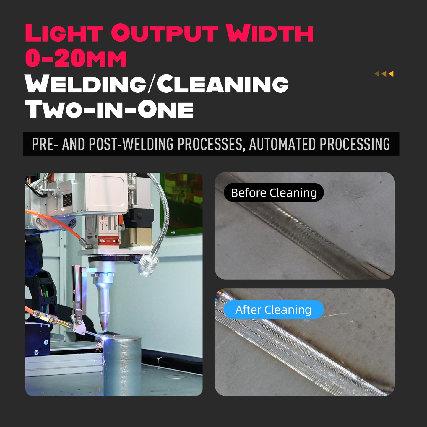 7 Axis Robot Automatic Fiber Laser Welding Machine 1500/2000/3000W Automatic for Industrial Use laser welding machine for stainless steel