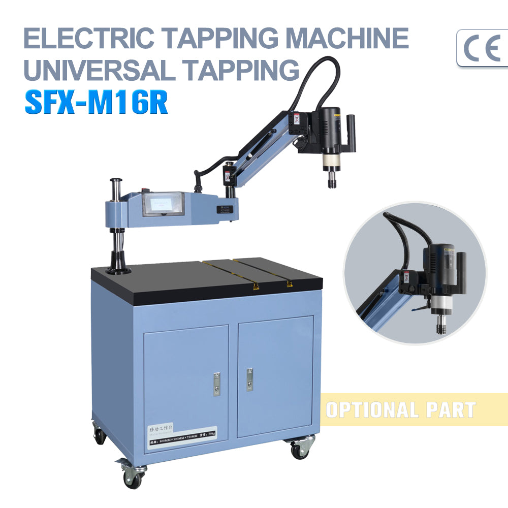 US Stock 110V M3-M16 Electric Tapping Machine Tapper Tapping Arm with Collet Chuck