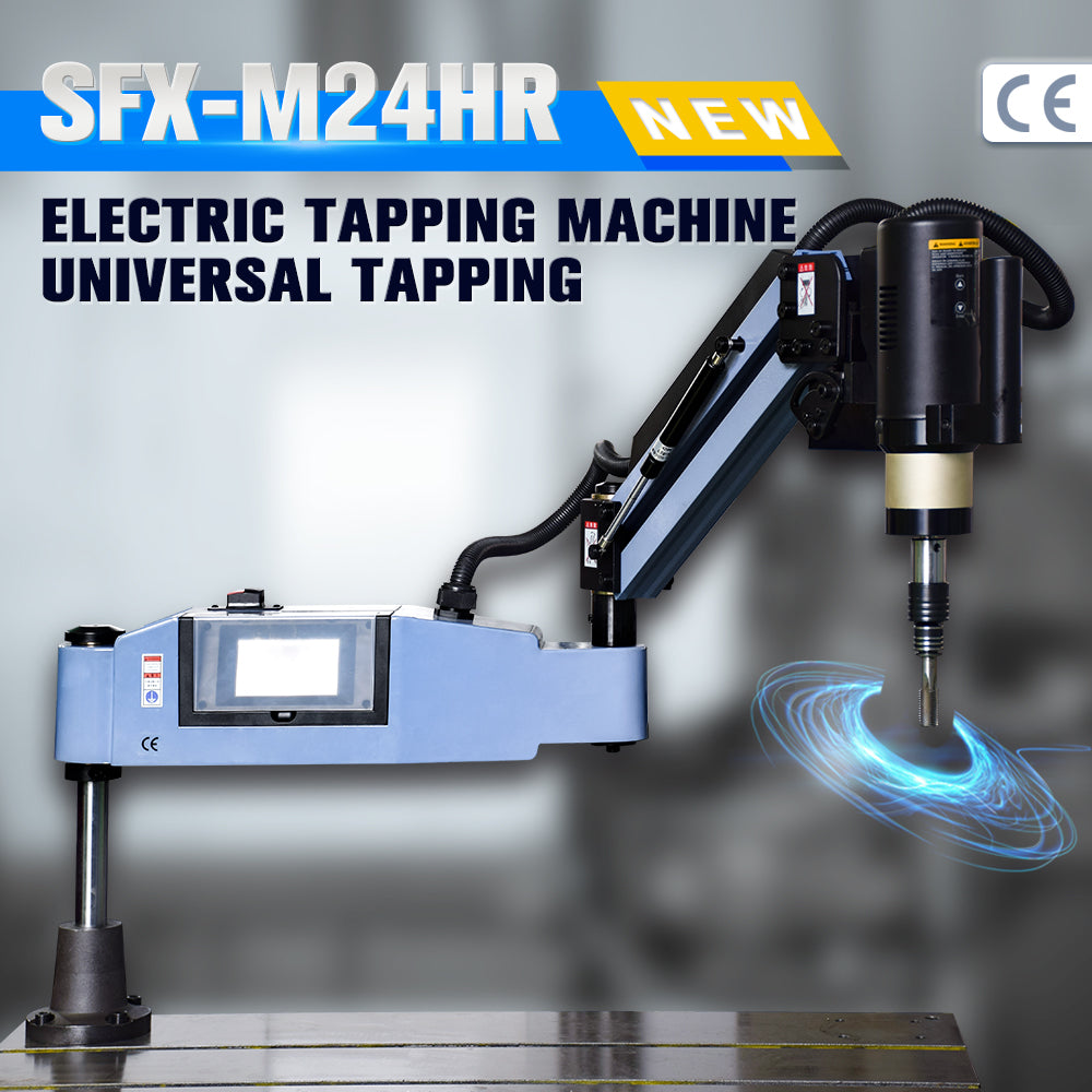 SFX M4-M20 Tap Collets 1180mm Arm 360° Universal Tapping Machine Electric Tapper