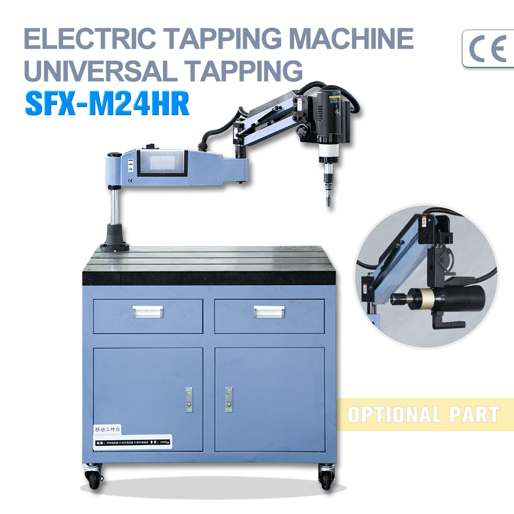 SFX M4-M20 Tap Collets 1180mm Arm 360° Universal Tapping Machine Electric Tapper
