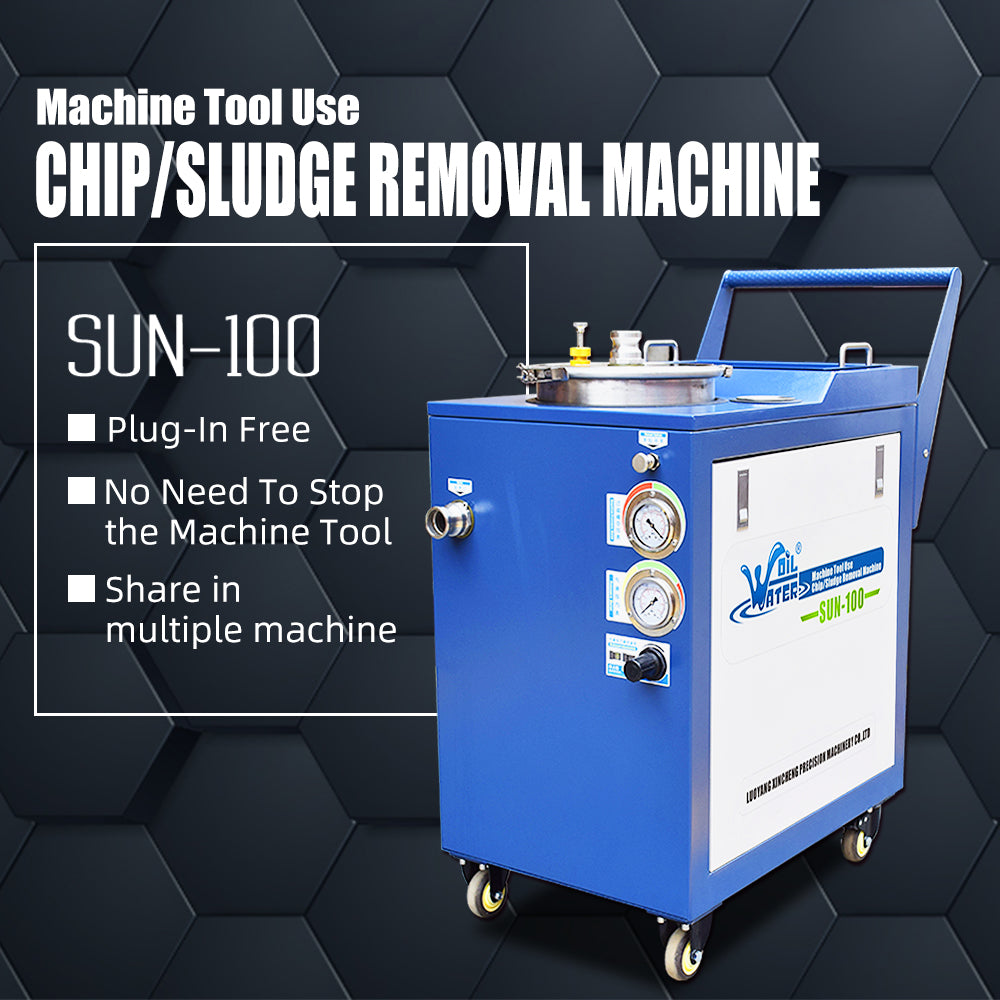 SUN-100 Chip Sludge Removal Machine for CNC Machine Cutting Fluid Clean Machine