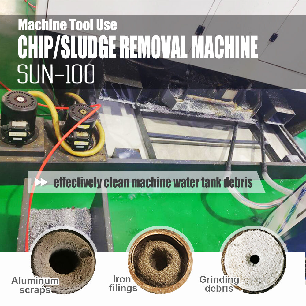 SUN-100 Chip Sludge Removal Machine for CNC Machine Cutting Fluid Clean Machine