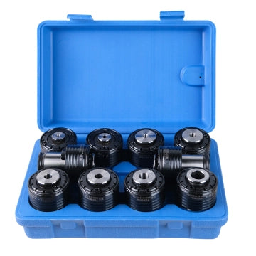 TC820 ANSI Collets 10 pcs ANSI Tapping Collet Chuck TC820 Tapping Adapters for M24HR Electric Tapping Machine