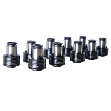 TC820 ANSI Collets 10 pcs ANSI Tapping Collet Chuck TC820 Tapping Adapters for M24HR Electric Tapping Machine
