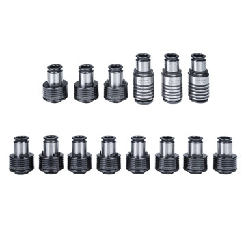 TC820 ANSI Collets 14 pcs ANSI Tapping Collet Chuck TC820 Tapping Holder for M36R Electric Tapping Machine