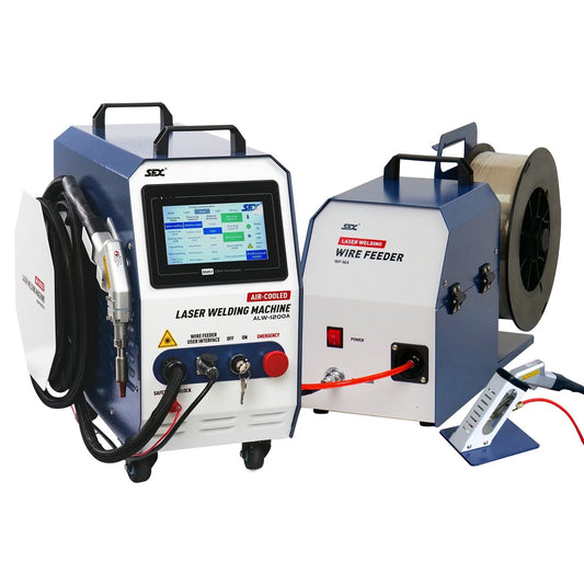 SFX Laser ALW-1200A Portable Air-Cooled Handheld Laser Welding Machine 2 in1 Fiber Laser Welder Machine for Carbon Steel Aluminum