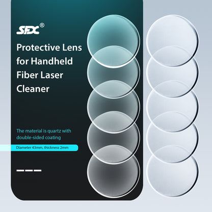 3 Pcs/10 Pcs SFX Protective Lens for 1500W/2000W/3000W Laser Cleaning Machine Laser Rust Remover