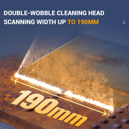 US Stock Demo Machine AGC-300 IOT+ Air-Cooled Pulse Laser Cleaning Machine 300W 500W for Rust Paint Coating Removal