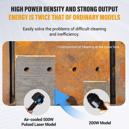 US Stock Demo Machine AGC-300 IOT+ Air-Cooled Pulse Laser Cleaning Machine 300W 500W for Rust Paint Coating Removal