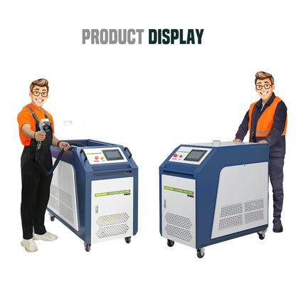 Máquina limpiadora láser SFX de 500/1000 W, sistema de limpieza láser de pulsos para recubrimiento de moldes de madera