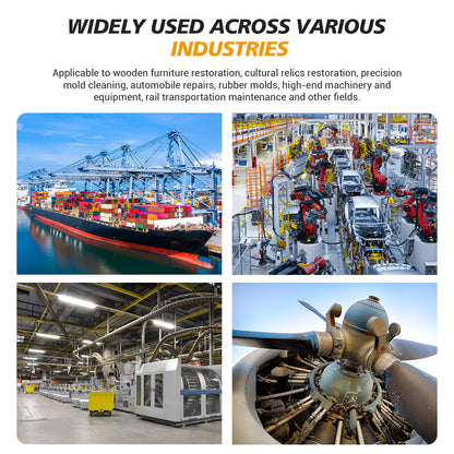 SFX Air-Cooled Pulse Laser Cleaning Machine AGC 300W 500W Laser Cleaner Rust Paint Varnish Coating Removal for Metal and Stone