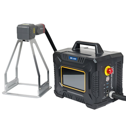 SFX 60W Portable Handheld Laser Marking Machine Metal Laser Engraver with 55*55/100*100/150*150mm Lens