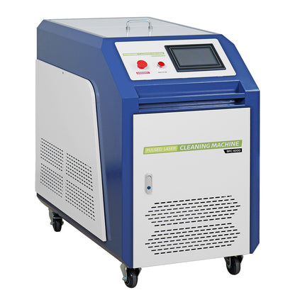 Máquina limpiadora láser SFX de 500/1000 W, sistema de limpieza láser de pulsos para recubrimiento de moldes de madera