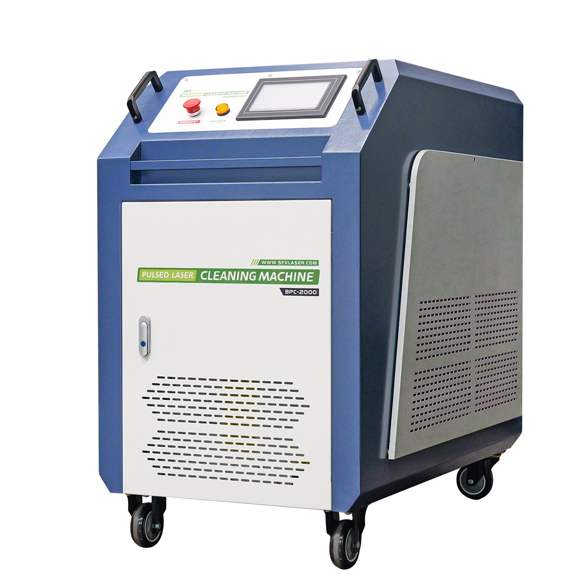 Máquina limpiadora láser SFX de 500/1000 W, sistema de limpieza láser de pulsos para recubrimiento de moldes de madera