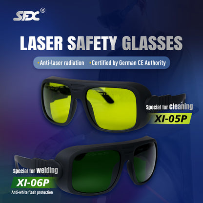 SFX Laser Safety Glasses XI-05P Special for Cleaning Machine Anti-laser radiation