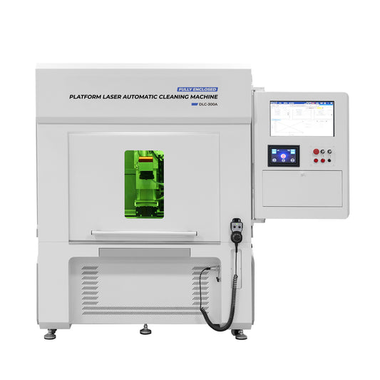 Automatic Fiber Laser Cleaning Machine 300/500W Fully Enclosed Platform 3/5 Axis Linkage Automatic Fiber Laser Cleaner