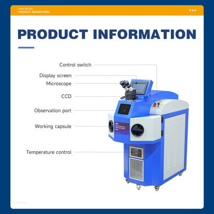 Jewelry Spot Welder 200W with CCD Function Jewelry Welding Machine for gold and sliver