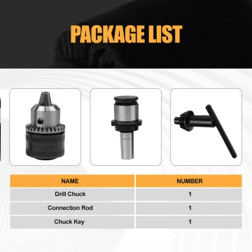 B18-TC820 Drill Chuck Adapter and Connecting Rod Holding Shank Diameter 31mm for M24HR/M30R/M36R Electric Tapping Machine